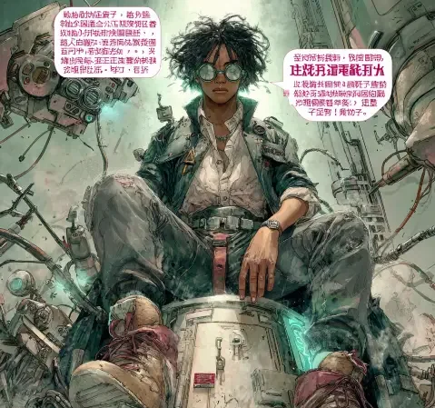 最近更新漫画封面，都市夜景下的青年背影